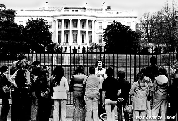 Mime at the White House
